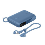 Belkin BoostCharge 10K mAh Power Bank with Display w/ Integrated USB-C Cable 60W(15cm)- Blue(BPB027fqBL),2xUSB-C(20W), $2500 CEW, 2 Years Warranty