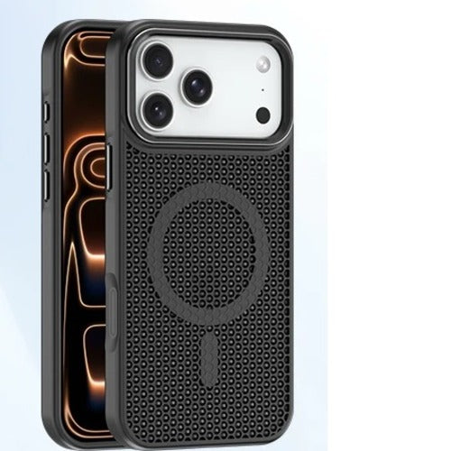 USP Apple iPhone 17 Pro Max (6.9') Armor 3D Mesh Case with MagSafe Black- Fragiile Surface, TPU Bumper, Drop Resistance, 5 Years Warranty