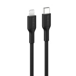 Belkin BoostCharge Lightning to USB-C Cable (1M) - Black (CAA021FQ1MBK), 3A/15W, 480Mbps, 300K+ Bends, Apple iPhone, iPad, 2 Years Warranty