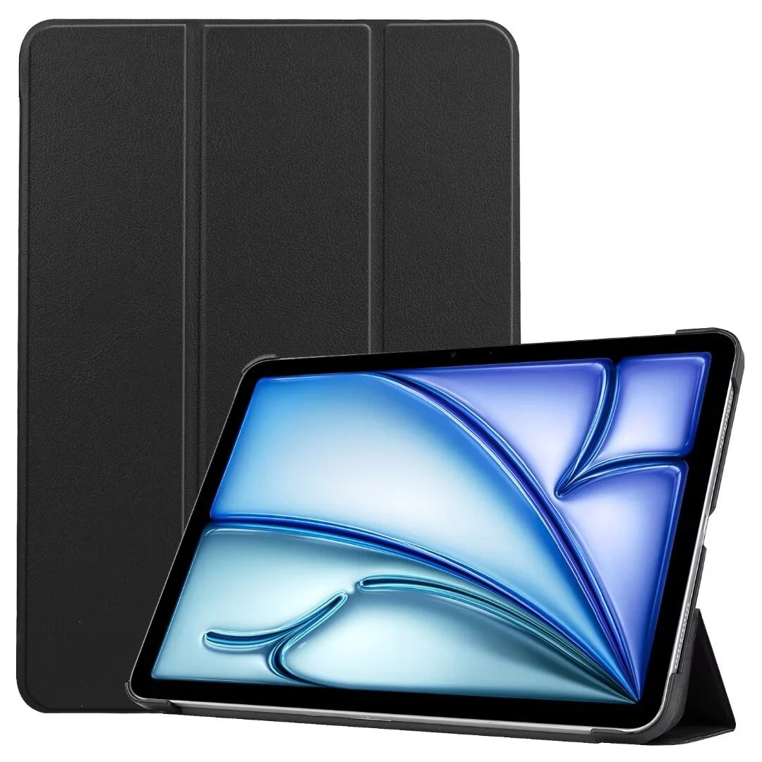 USP Apple iPad Air (13') (M4/M3/M2) (8th/7th/6th Gen) / iPad Pro (12.9') (6th/5th/4th/2nd/3rd Gen) Folio Case Black- Drop Protection,  5 Years Warrant