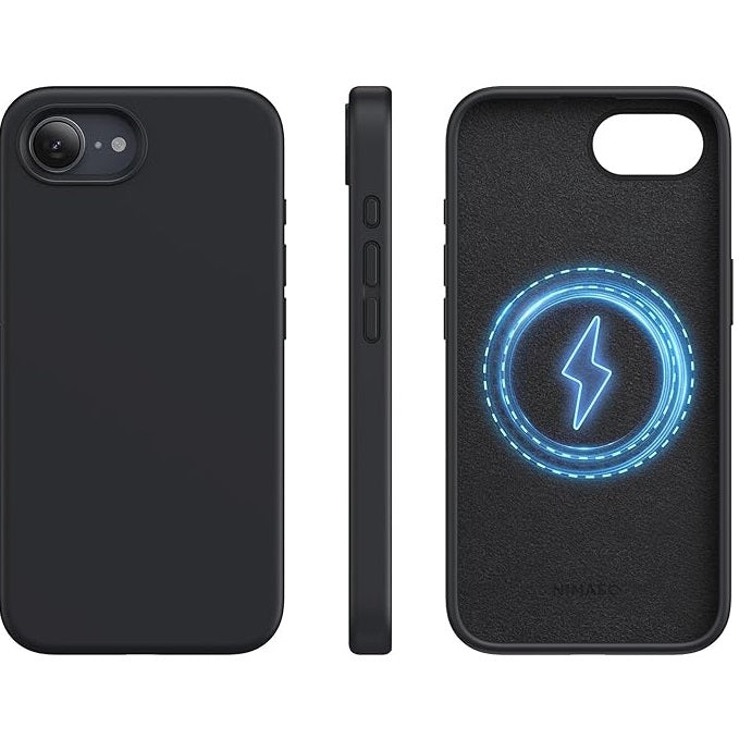 USP Apple iPhone 17  (6.3) Silicon Case with Magsafe - Two Tough Layers, Port Covers, No Slip Grippy Edges, Anti-fall, 5 Years Warranty