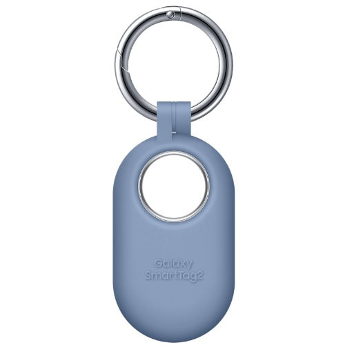 Samsung Galaxy SmartTag 2 Silicon Case - Blue (EF-PT560CLEGWW),*AU STOCK*,Soft-Touch Protection, Built-in Carabiner Ring, 1 Years Warranty