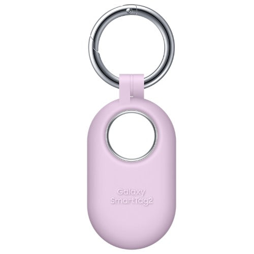 Samsung Galaxy SmartTag 2 Silicon Case - Lavender (EF-PT560CVEGWW),*AU STOCK*, Soft-Touch Protection, Built-in Carabiner Ring, 1 Years Warranty