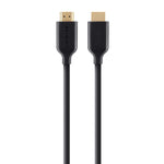 Belkin High Speed HDMI Cable w/ Ethernet 4K/Ultra HD Compatible(2M) -Black(F3Y021bt2M), 1080p,3D Compatible,10.2 Gbps Bandwidth,2 Yeas Warranty