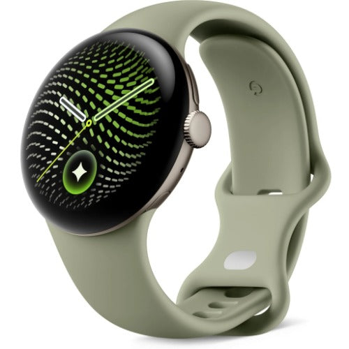 Google Pixel Watch 5 WiFi (45mm) - Satin Pyrite with Olive Active Band (2nd Gen)(GA10896-US) *AU STOCK*, AMOLED, 3GB/64GB, 465mAh, 2 Years Warranty