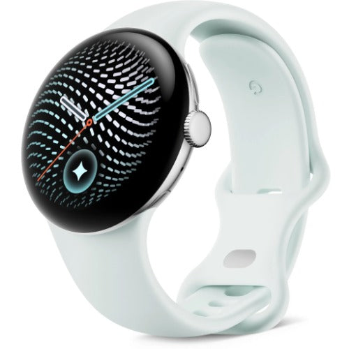 Google Pixel Watch 5 LTE (41mm) - Polished Silver with Fog Active Band (2nd Gen)(GA10897-US) *AU STOCK*, AMOLED, 3GB/64GB, 332mAh, 2 Years Warranty