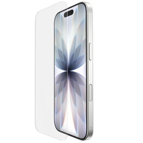 Belkin ScreenForce UltraGlass 2 Screen Protector for Apple iPhone 17/ iPhone 16 Pro (Gen2) - Clear (OVA157fq-REV),2 Years Warranty