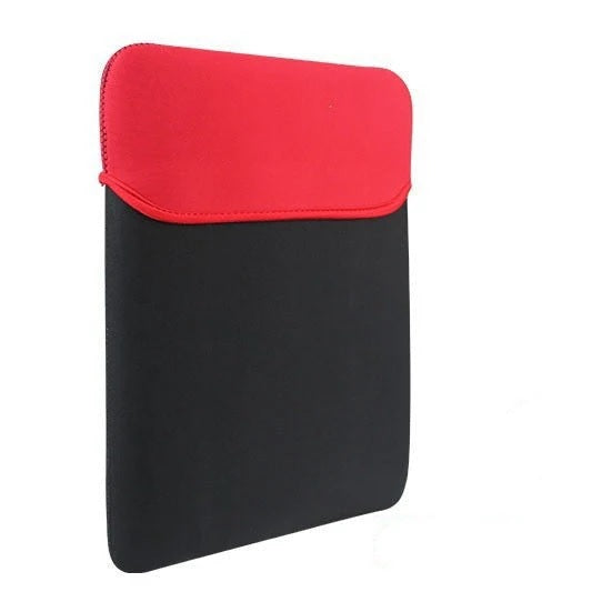 USP 14' Reversible Laptop & Tablet Sleeve Case - Black/Red, Dual-Sided Protection, Universal Compatibility, 5 Years Warranty