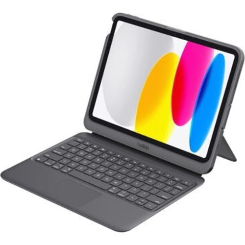 Belkin Connect Rugged USB-C Keyboard Folio with Display Hub for iPad 10.9'(10th Gen) / 11'(A16) - Black(TBA008bg), Water-Resistance, 2 Years Warranty