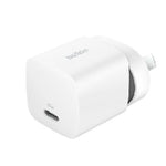 Belkin BoostCharge Compact 25W USB-C (PD 3.1) Cubic Wall Charger - White (WCA012auWH), Best for iPhone & Samsung,$2500 CEW, 2 Years Warranty