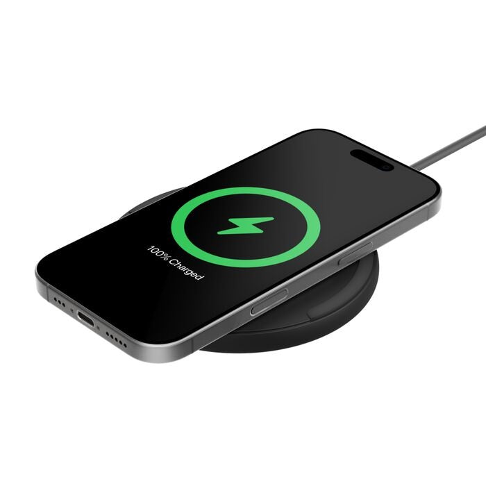 Belkin BoostCharge Wireless Charging Pad (15W) + Wall Charger (20W) + USB-C Cable (1.5M) - Black (WIA012auBK),LED Indicator,$2,500 CEW,2 Year Warranty