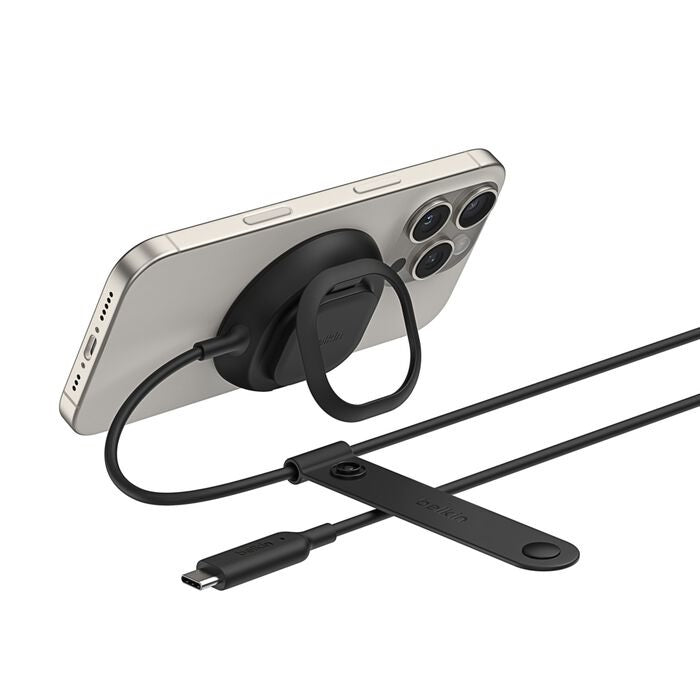 Belkin UltraCharge Magnetic Charger With Qi2 (25W) + USB-C Wall Charger(36W) +Tethered USB-C Cable (2M)- Black(WIA013auBK), $2500 CEW,2 Years Warranty
