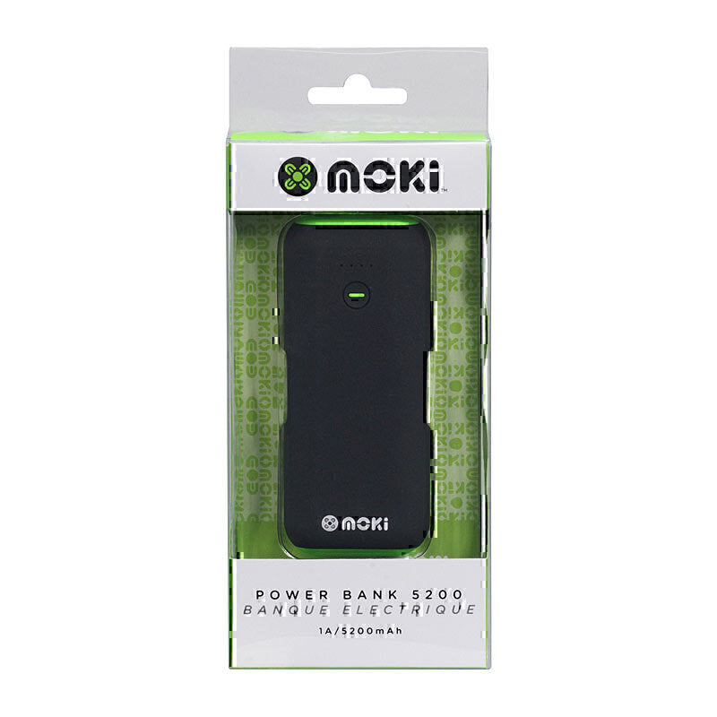 Moki PowerBank 5200 Black - Soundz Store AUSTRALIA