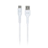 Monster USB-C to USB-A Thermo Plastic Elastometer Cable - White 1.2m - Soundz Store AUSTRALIA