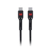 Monster USB-C to USB-C Braided Cable - Black 1.2m - Soundz Store AUSTRALIA
