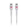 Monster USB-C to USB-C Braided Cable - White 1.2m - Soundz Store AUSTRALIA