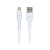 Monster Lightning to USB-A Thermo Plastic Elastometer Cable - White 1.2m - Soundz Store AUSTRALIA