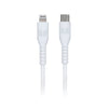 Monster Lightning to USB-C Thermo Plastic Elastometer Cable - White 1.2m - Soundz Store AUSTRALIA