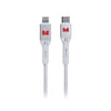 Monster Lightning to USB-C Braided Cable - White 2m - Soundz Store AUSTRALIA