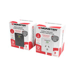 Monster Single Socket Surge Protector - White