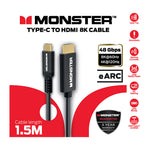 Monster MTESC2HD8K1.5M - C-HDMI 8K Cable 1.5M