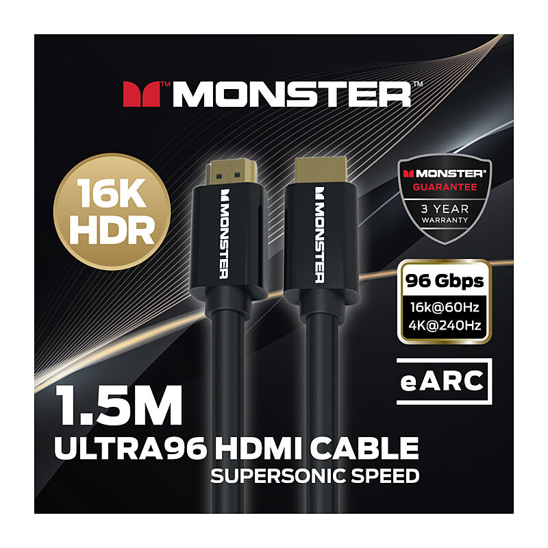 Monster MTESHD16K1.5M - U96 HDMI Cable 1.5M