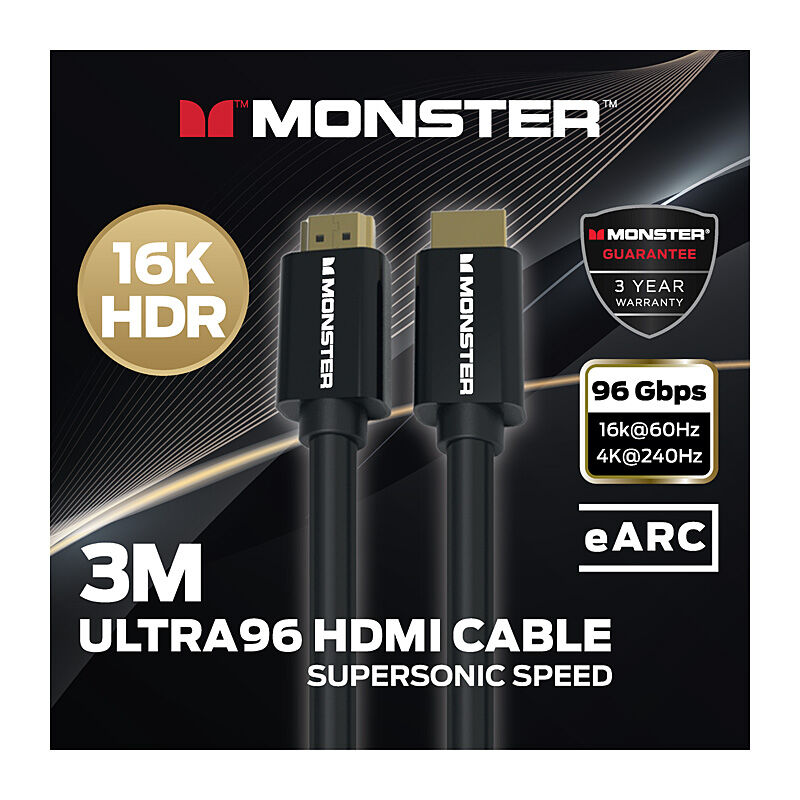 Monster MTESHD16K3M - U96 HDMI Cable 3M