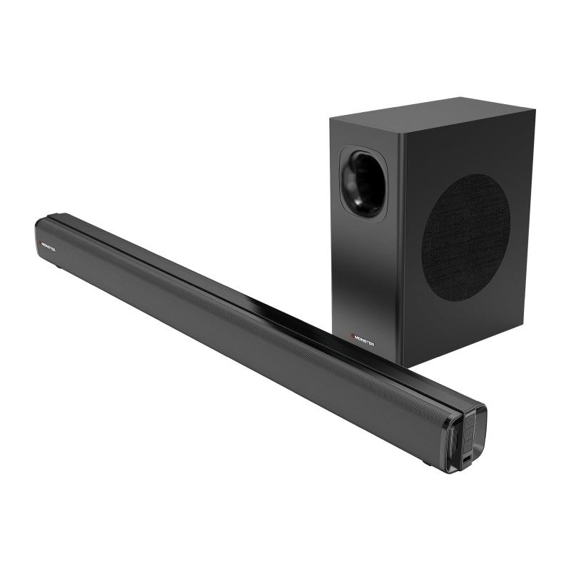 Monster 2.1 Channel 80-Watt Soundbar with Wireless Subwoofer - Soundz Store AUSTRALIA