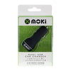 Moki Dual USB Car Charger Blk - Soundz Store AUSTRALIA