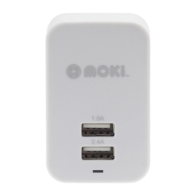 Moki Dual USB Wall Charger Wh