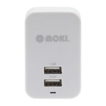 Moki Dual USB Wall Charger Wh