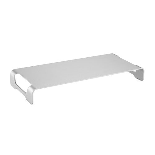 Brateck Slim Aluminum Monitor Riser (500mm x 210mm x 63mm), Fit Screen Size : 11''~32'', Weight Capacity(per layer): 20kg (LS)