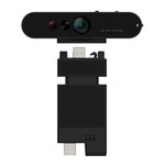LENOVO ThinkVision MC60 (S) Monitor Webcam 1080p IR & RGB dual‑sensor Adjustable FOV: 65°-90° AI enhance noise‑cancelling MIC Physical privacy shutter