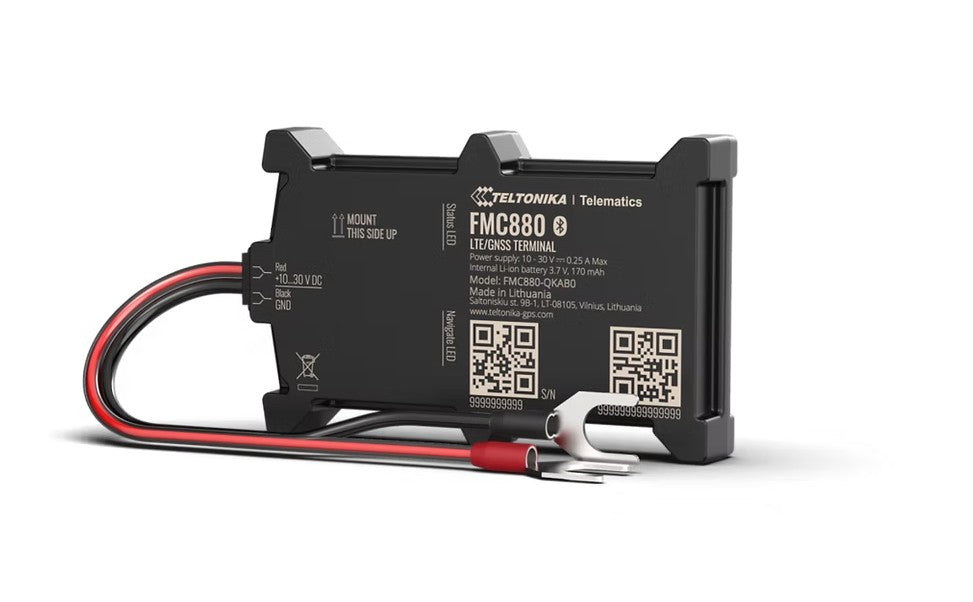 Teltonika FMC880 Water-Resistant high GNSS Precision Battery-Mounted 4G LTE Cat 1 Tracker
