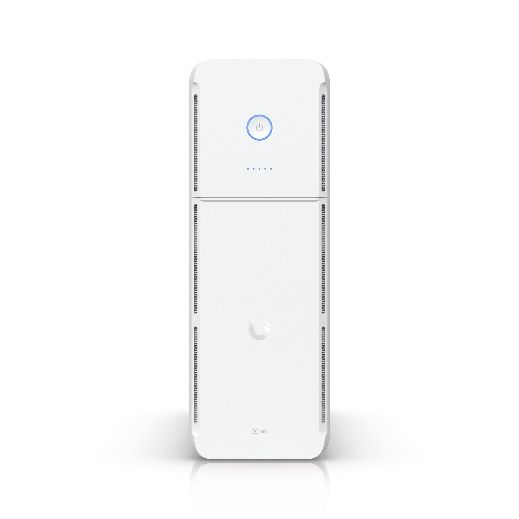 Ubiquiti UniFi UPS Tower, UniFi 1kVA Uninterruptible Power Supply,10 outlets, Swappable Battery, 108Wh, (300W) Runtime 7 minutes, UniFi Alarm Ready