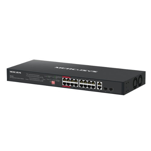 Mercusys MS120GP 20-Port Gigabit Rackmount Switch with 16-Port PoE+