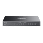 (CH)TP-Link ES210GP Omada 10-Port Gigabit Easy Managed Switch with 8-Port PoE+,  8× Gigabit PoE+ Ports, 1x Gigabit Non-PoE Ports, 1× Combo Gigabit RJ4