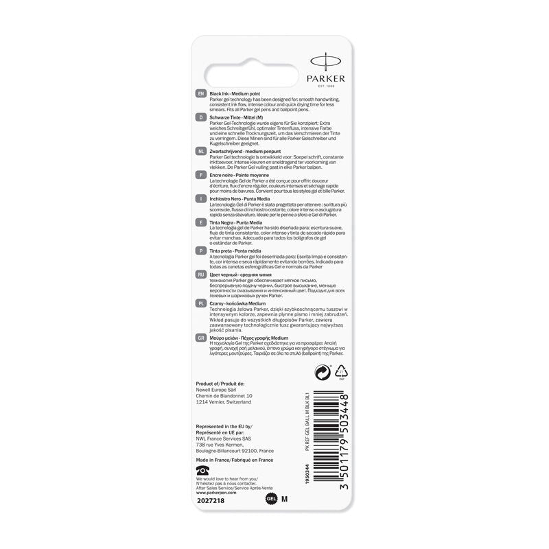 Parker Gel Refill 0.7 mm Blk