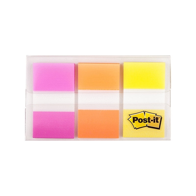Post-It Flags Bright Colours 25 x 43mm 3-Pack - Box of 6