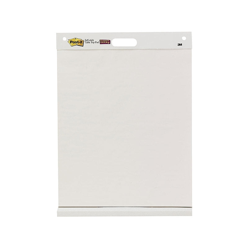 Post-It Super Sticky Easel Tabletop Pad White 508 x 584mm