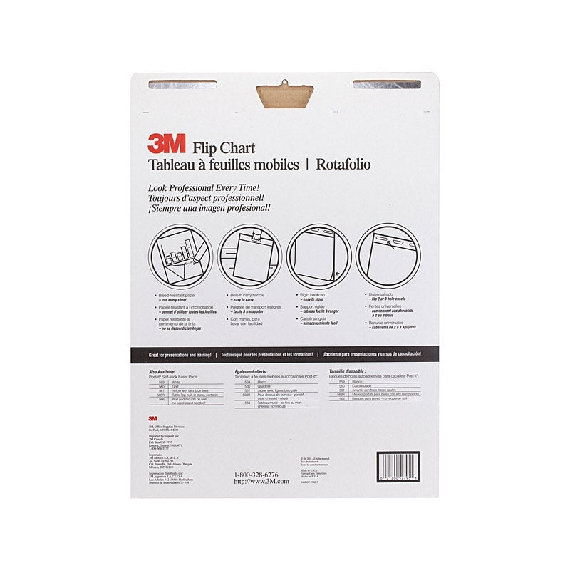 Post-It Flip Chart White 635 x 762mm - Box of 2