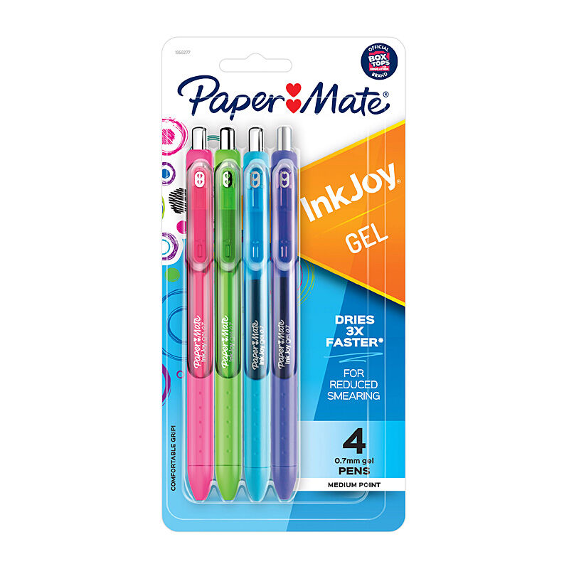 Paper Mate InkJoy Gel Pens .07 Fash Pk4 Bx6