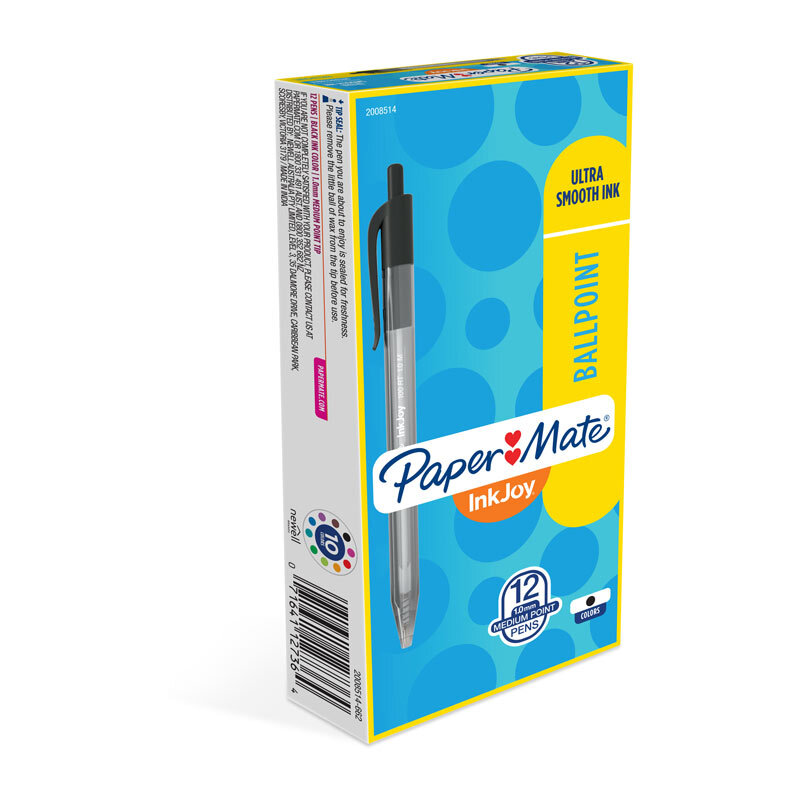 PM InkJoy 100RT BP Blk Bx12