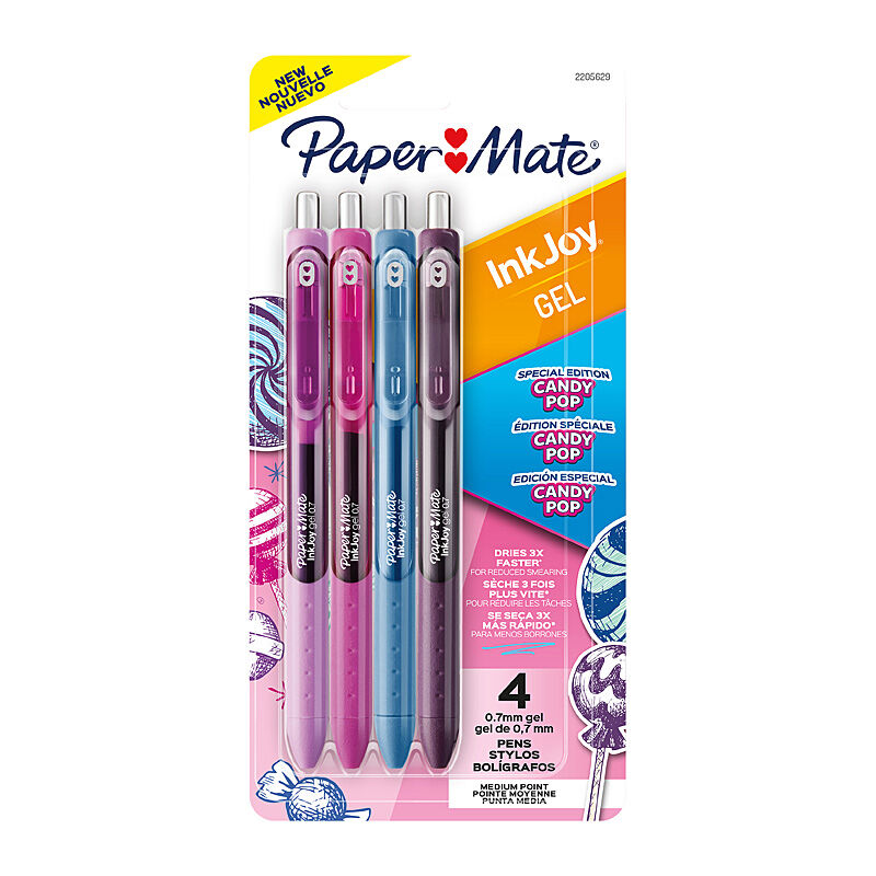 Paper Mate InkJoy Gel Pens 07 Candy Pk4 Bx6