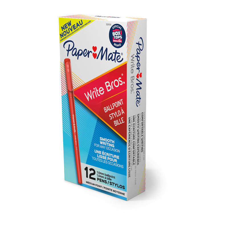 PM WriteBros 1.0mm BP Red Pk12