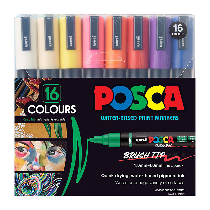 Posca PC5BR16C - PC5BR Paint Mrk Ast Pk16