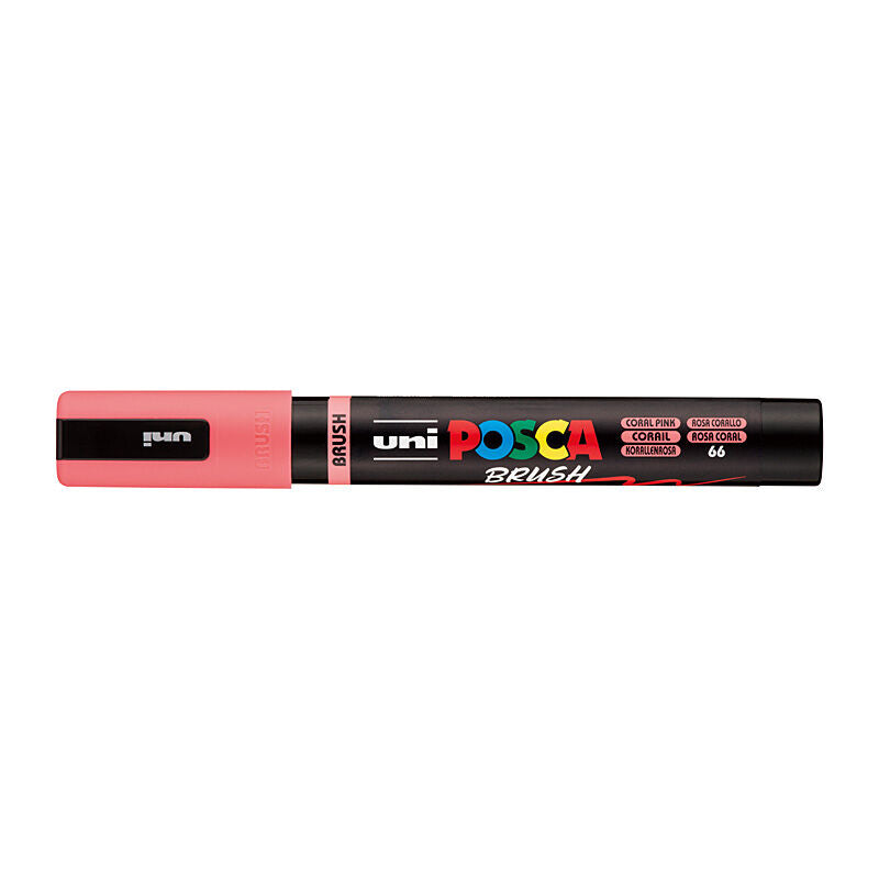 Posca PC5BRCP - Medium Brush Tip Coral Pink