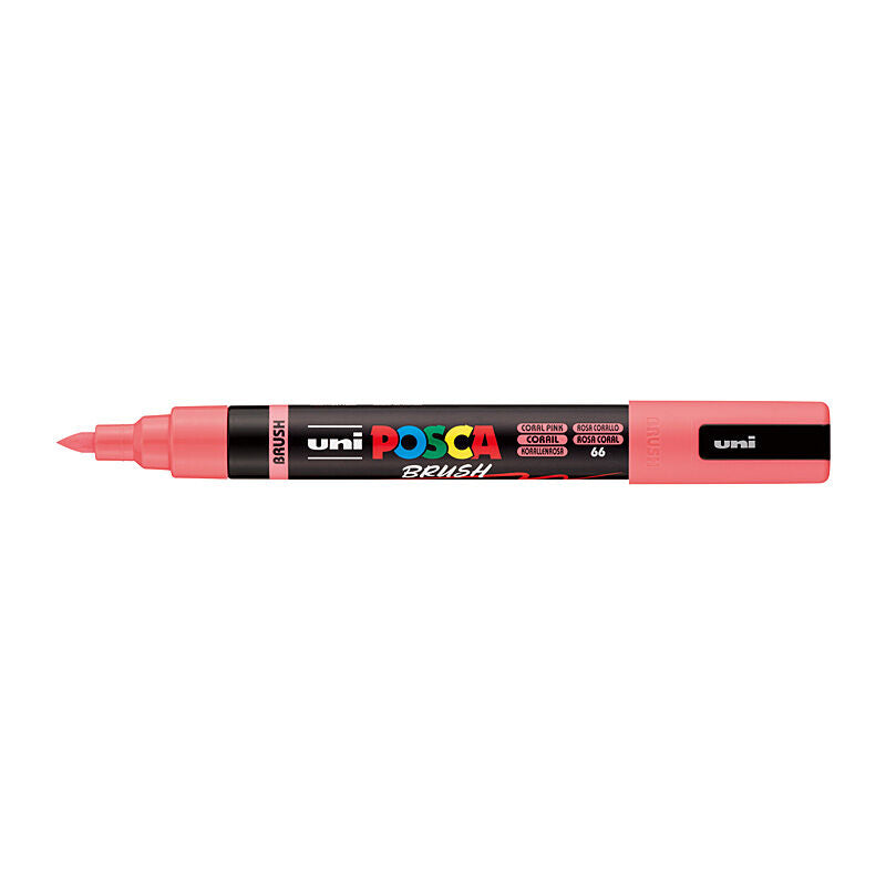 Posca PC5BRCP - Medium Brush Tip Coral Pink