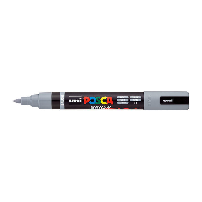 Posca PC5BRGR - Medium Brush Tip Grey