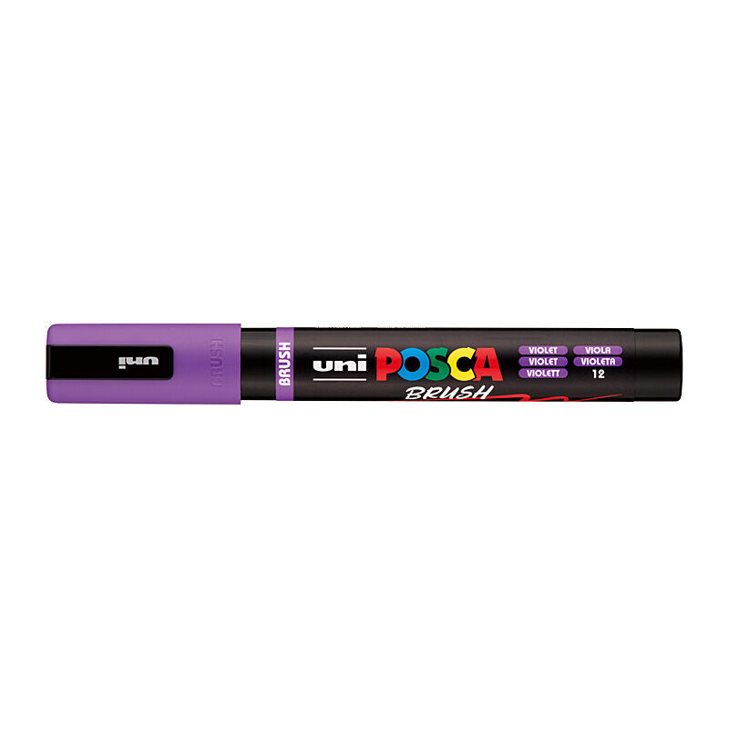 Posca PC5BRV - Medium Brush Tip Violet